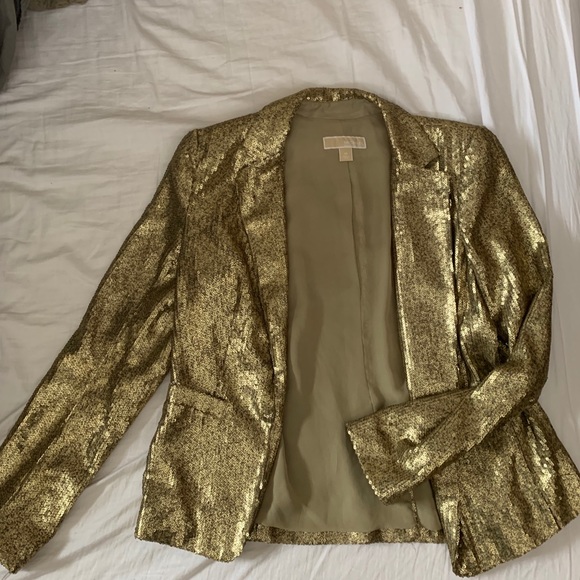 MICHAEL Michael Kors Jackets & Blazers - Michael Kors Gold Blazer
